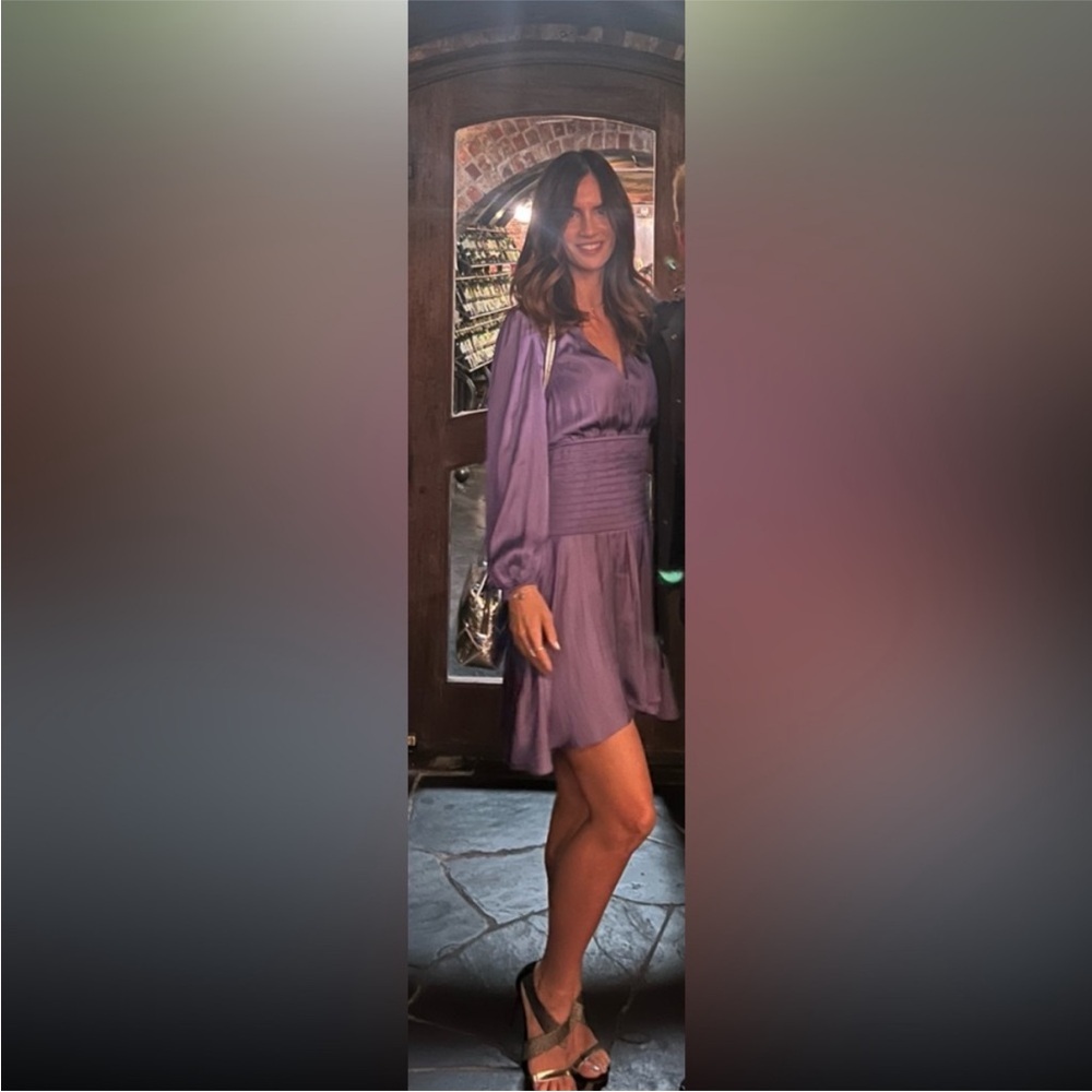 Maje Purple Mini Dress